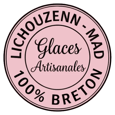 Logo Lichouzenn Mad, glaces artisanales 100% breton