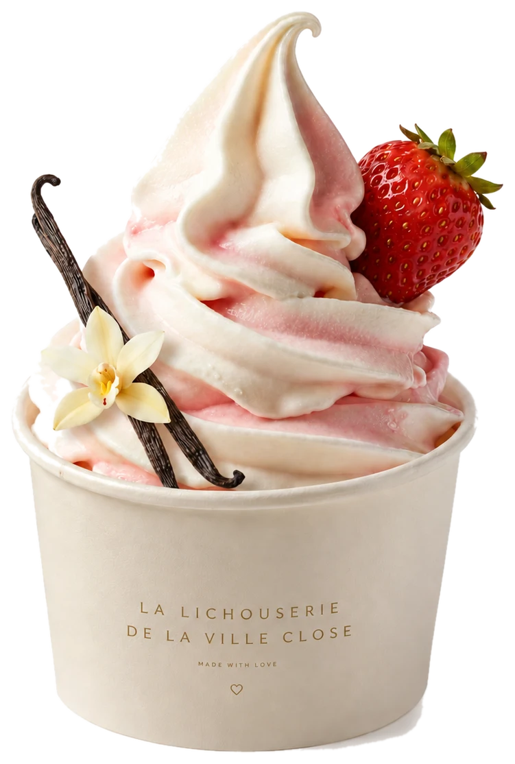 Pot La Lichouserie de glace italienne à la vanille de Madagascar